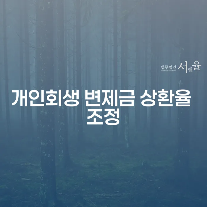 개인회생 변제금 상환율 조정: 어떻게 해결할 수 있을까요?
